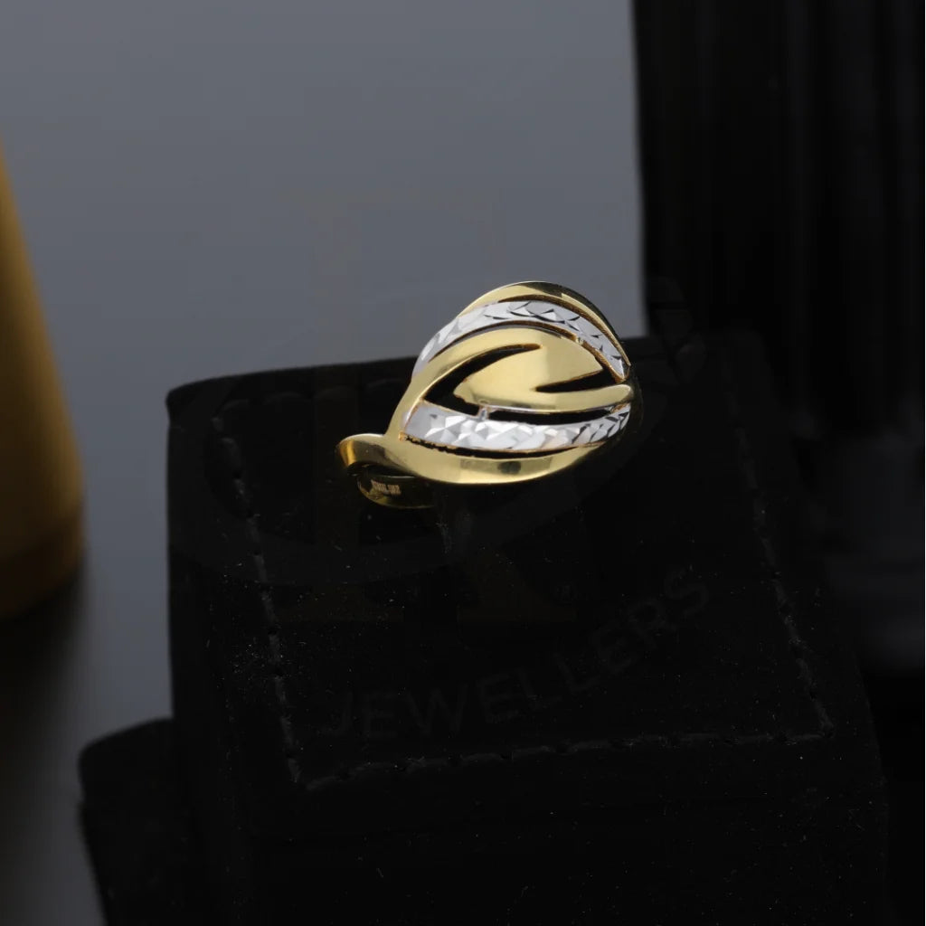 Gold Dual Tone Ring 18Kt - Fkjrn18K7889 Rings