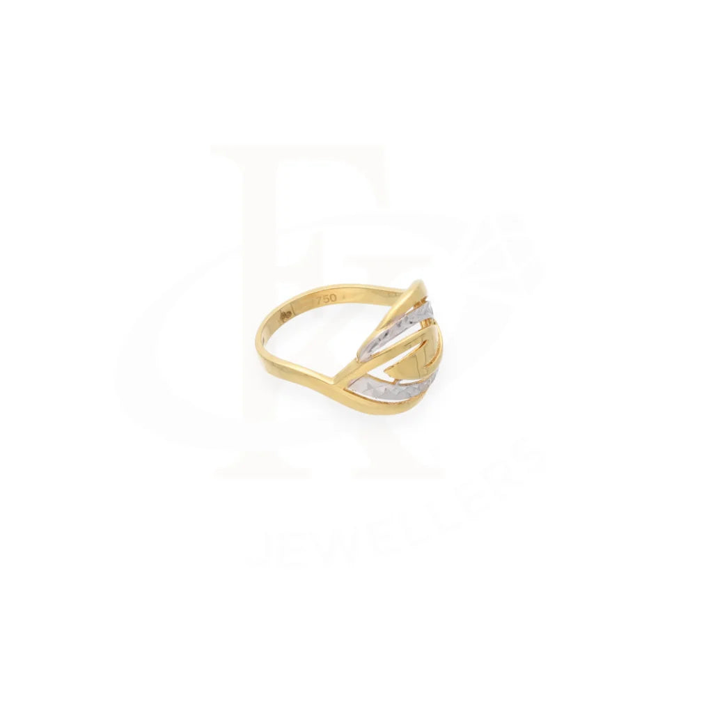 Gold Dual Tone Ring 18Kt - Fkjrn18K7889 Rings