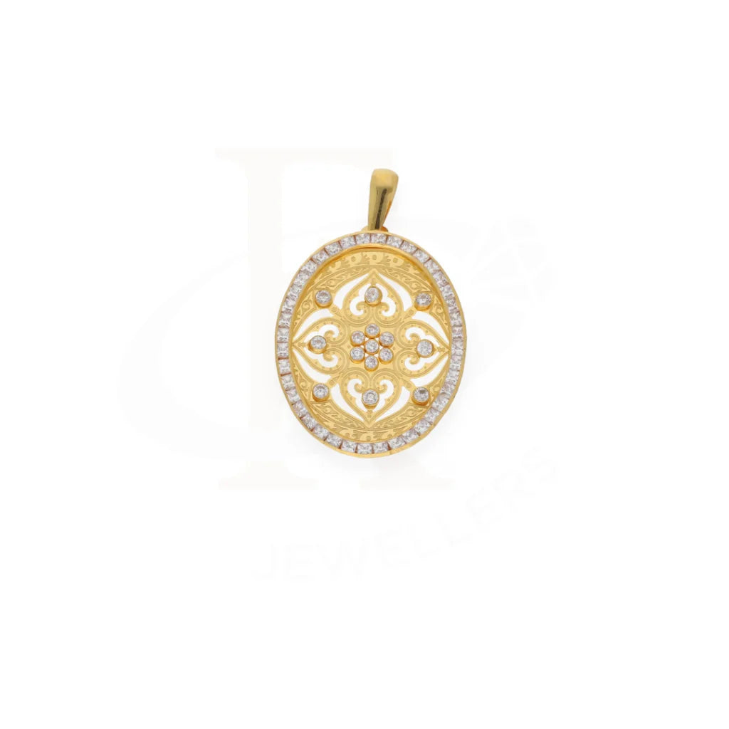 Dual Tone Gold Pendant 21Kt - Fkjpnd21K7701 Pendants