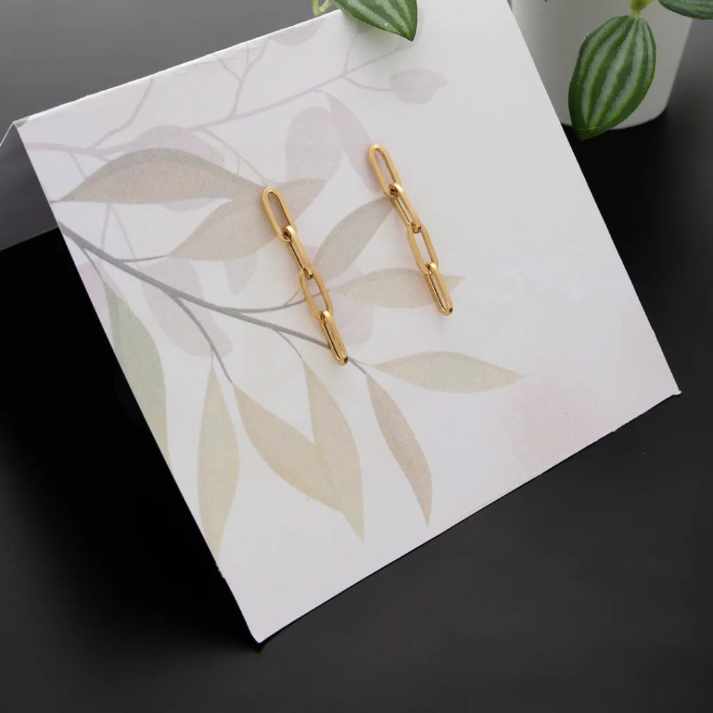 Gold Earrings 18Kt- Fkjern18K7785