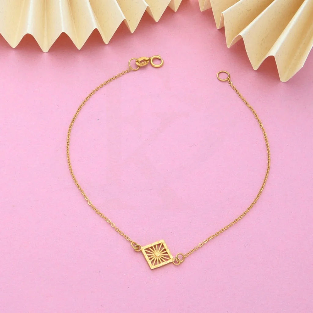 Gold Elegant Bracelet 21Kt - Fkjbrl21K7820 Bracelets