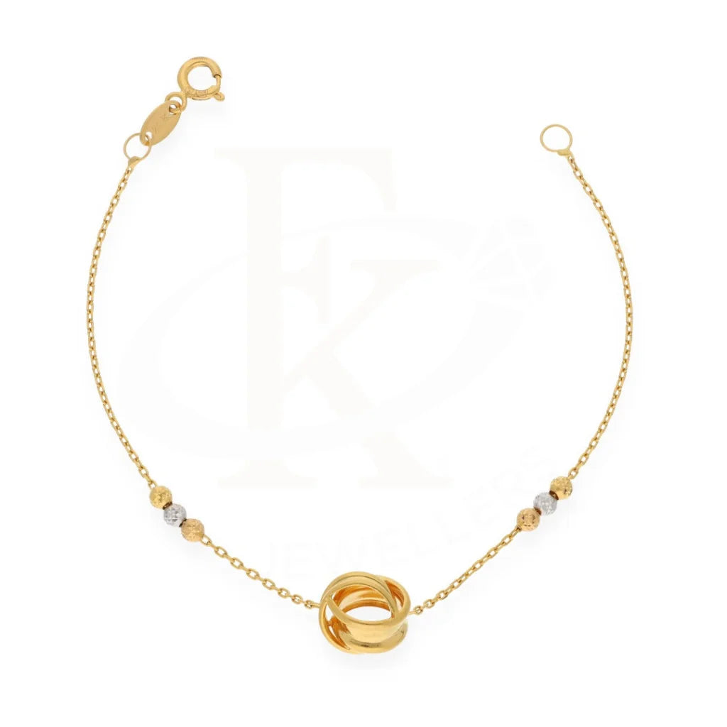 Gold Elegant Bracelet 21Kt - Fkjbrl21K7824 Bracelets