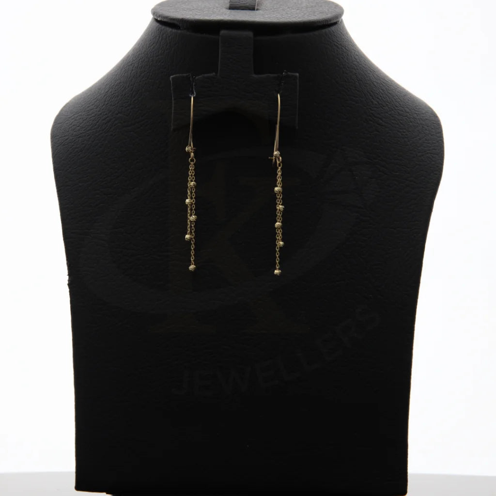 Gold Elegant Earrings 18Kt - Fkjern18K7787