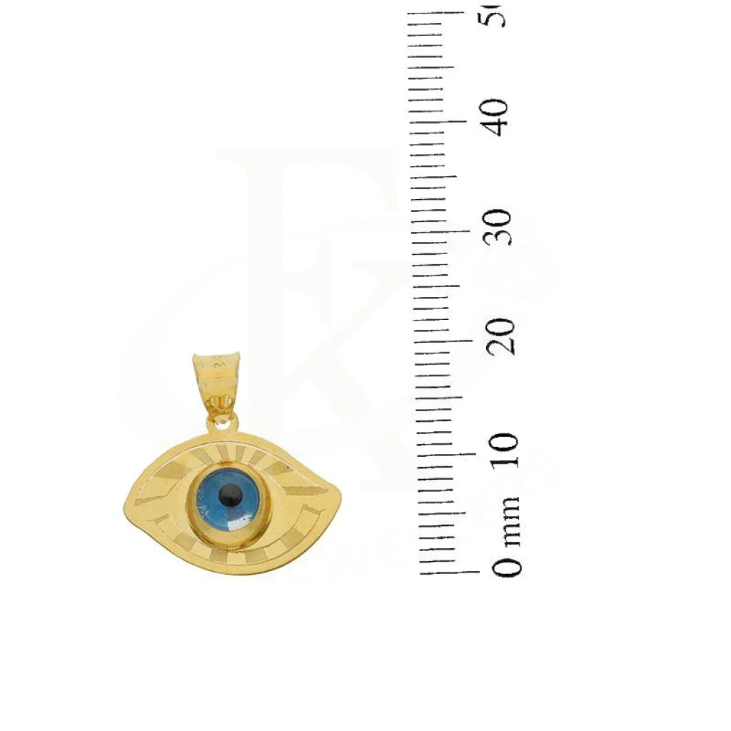 Gold Evil Eye Pendant 21Kt - Fkjpnd21K2437 Pendants