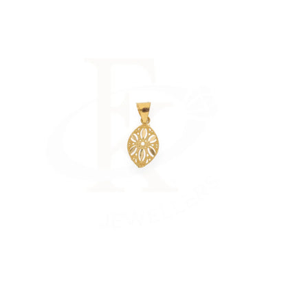 Gold Eye Shaped Pendant 21Kt - Fkjpnd21Km8217 Pendants