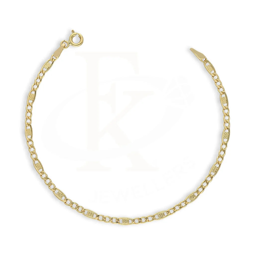 Gold Figaro Bracelet 18Kt - Fkjbrl18K5251 Bracelets