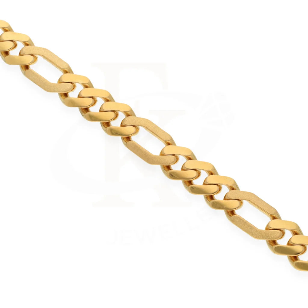 Gold Figaro Bracelet 21Kt - Fkjbrl21K8317 Bracelets