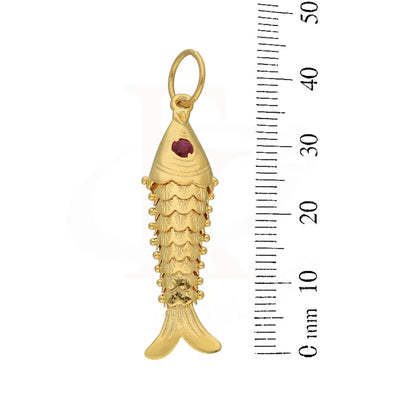 Gold Fish Pendant 22Kt - Fkjpnd22K5621 Pendants