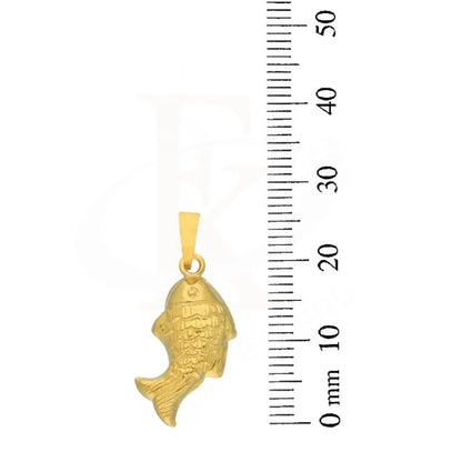 Gold Fish Shaped Pendant 18Kt - Fkjpnd18K2871 Pendants