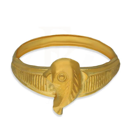 Gold Fish Shaped Ring 18Kt - Fkjrn18K3454 Rings