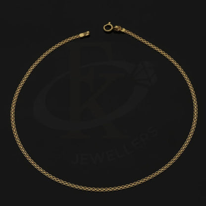 Gold Flat Anklet 18Kt - Fkjankl18K2040 Anklets