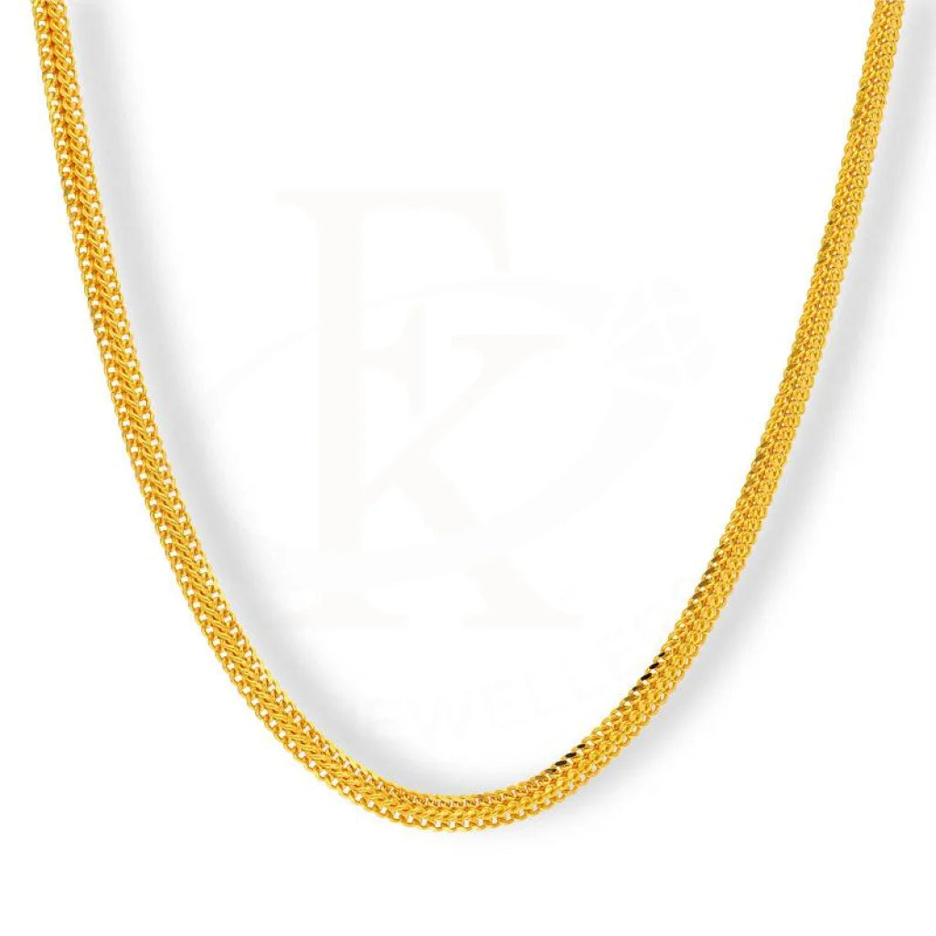 Gold Flat Chain 22Kt - Fkjcn22K2117 Chains