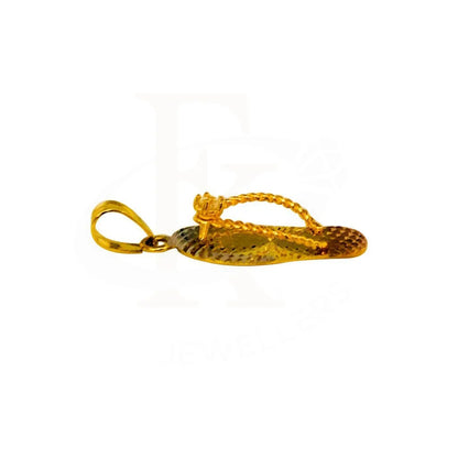 Gold Flip-Flop Pendant 18Kt - Fkjpnd1822 Pendants