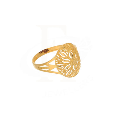 Gold Flora Design Ring 21Kt - Fkjrn21Km8545 Rings