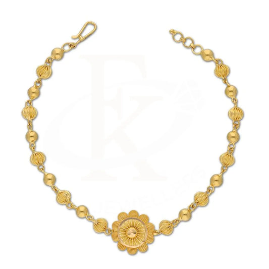 Gold Flower Bracelet 22Kt - Fkjbrl22K2919 Bracelets