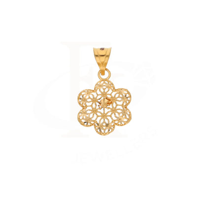 Gold Flower Pendant 21Kt - Fkjpnd21Km8394 Pendants