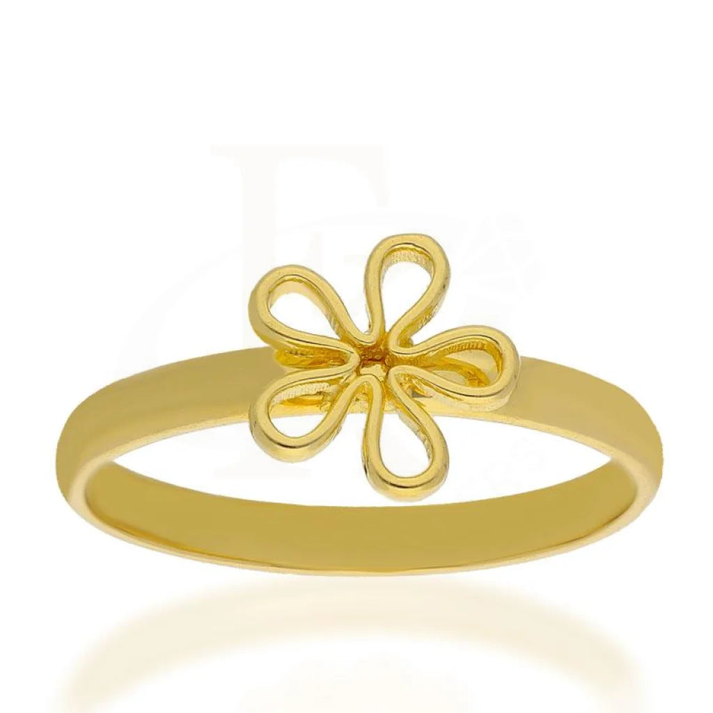 Gold Flower Ring 18Kt - Fkjrn18K3291 Rings