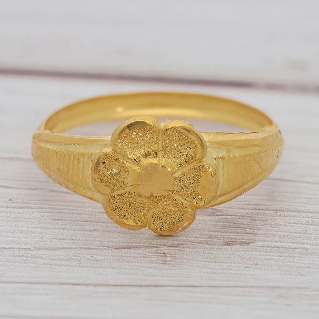 Gold Flower Ring 18Kt - Fkjrn18K3300 Rings