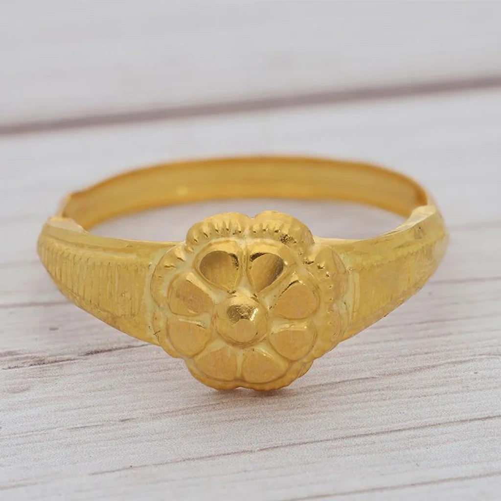 Gold Flower Ring 18Kt - Fkjrn18K3304 Rings