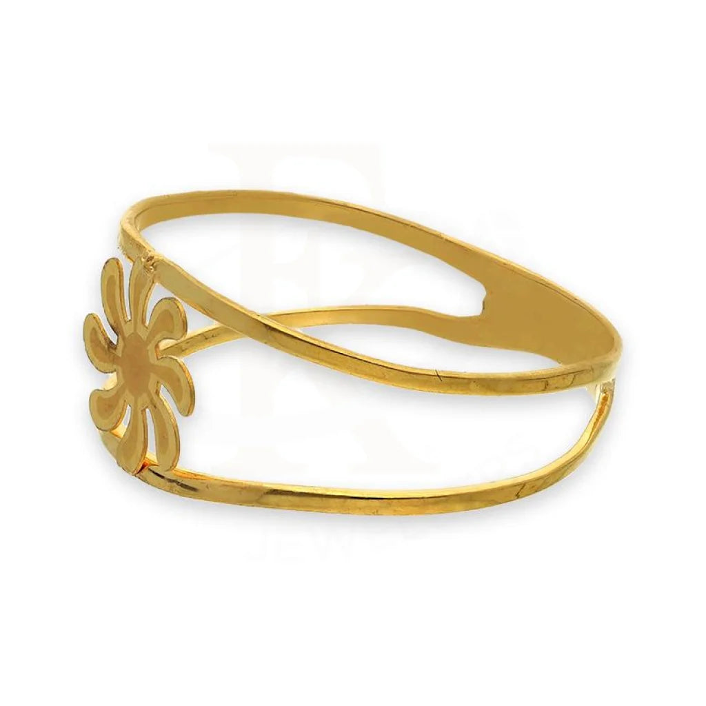 Gold Flower Ring 21Kt - Fkjrn21K2849 Rings