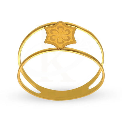 Gold Flower Ring 21Kt - Fkjrn21K2870 Rings