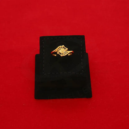 Gold Flower Ring 22Kt - Fkjrn22K2814 Rings