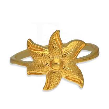 Gold Flower Ring 22Kt - Fkjrn22K3064 Rings