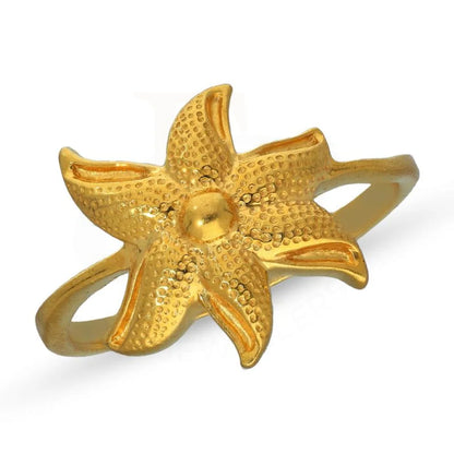 Gold Flower Ring 22Kt - Fkjrn22K3064 Rings