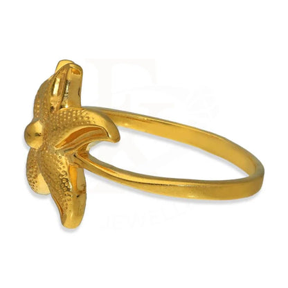 Gold Flower Ring 22Kt - Fkjrn22K3064 Rings