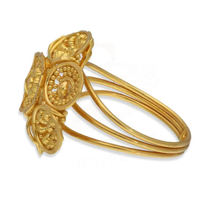 Gold Flower Ring 22Kt - Fkjrn22K3208 Rings