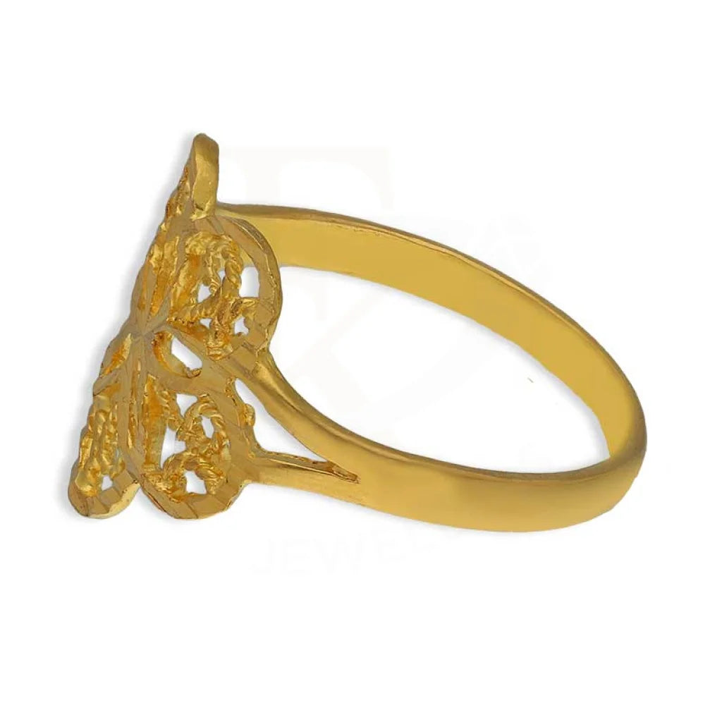 Gold Flower Ring 22Kt - Fkjrn22K3663 Rings