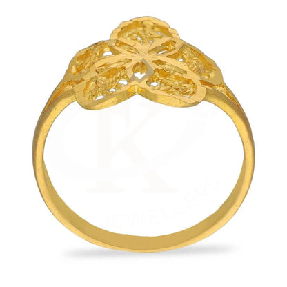 Gold Flower Ring 22Kt - Fkjrn22K3663 Rings