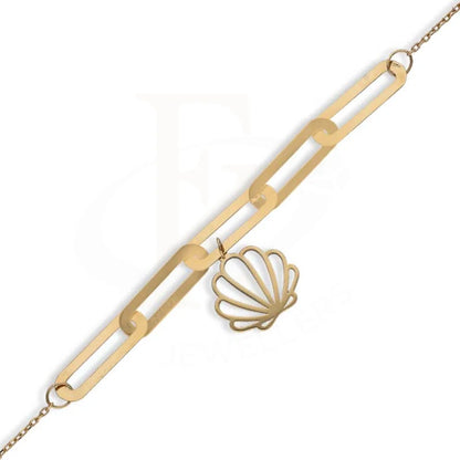 Gold Flower Shaped Bracelet 18Kt - Fkjbrl18K2902 Bracelets