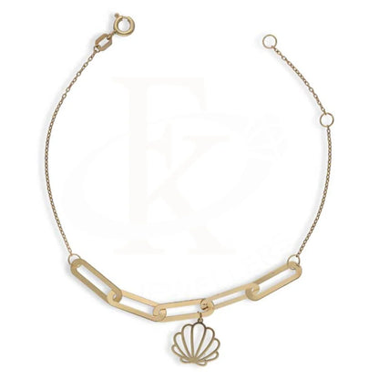 Gold Flower Shaped Bracelet 18Kt - Fkjbrl18K2902 Bracelets