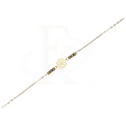 Gold Flower Shaped Bracelet 18Kt - Fkjbrl18K7473 Bracelets