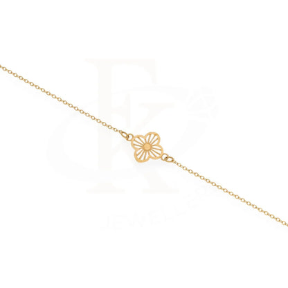 Gold Flower Shaped Bracelet 18Kt - Fkjbrl18K7809 Bracelets