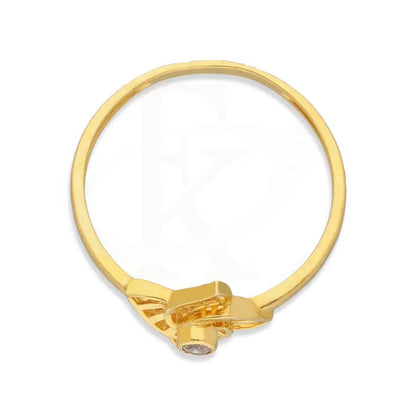 Gold Flower Shaped Ring 22Kt - Fkjrn22K3711 Rings