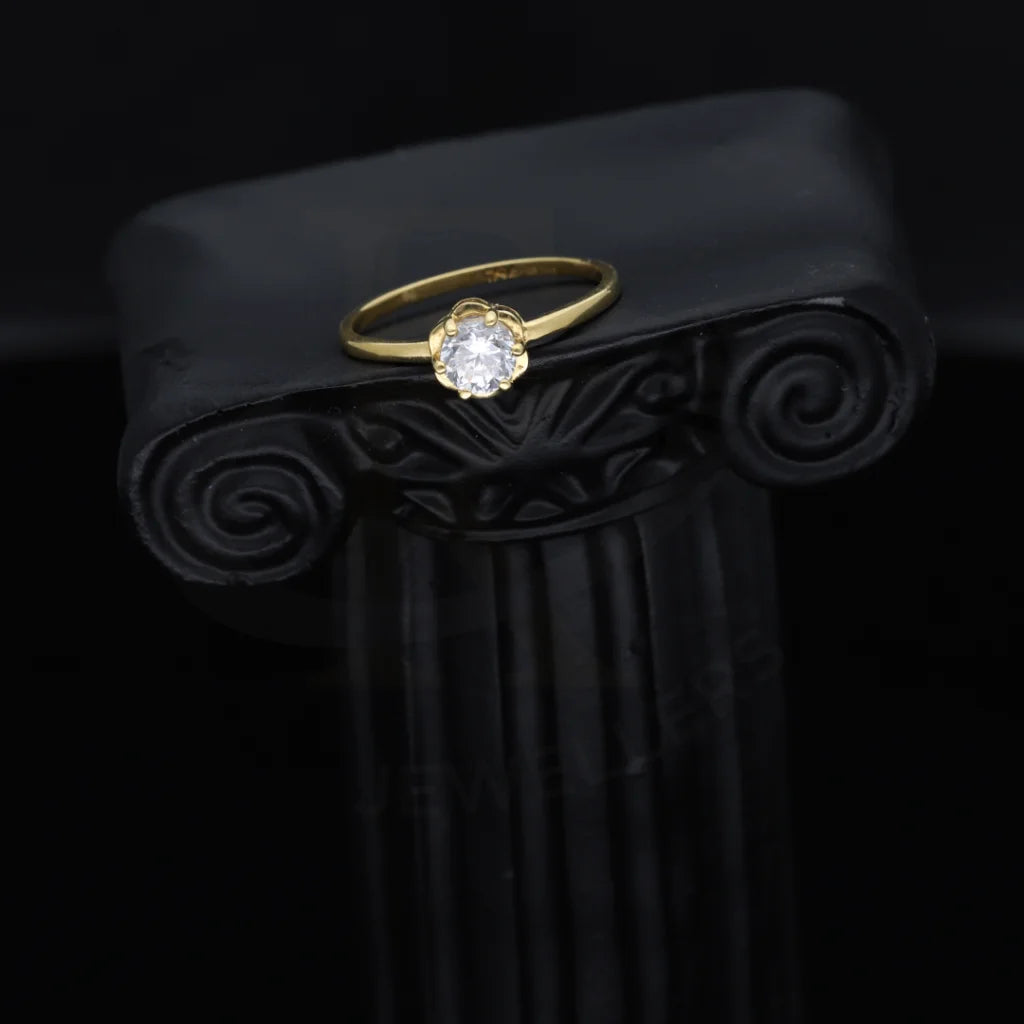 Solitaire Gold Ring 18Kt - Fkjrn18K7896 Rings