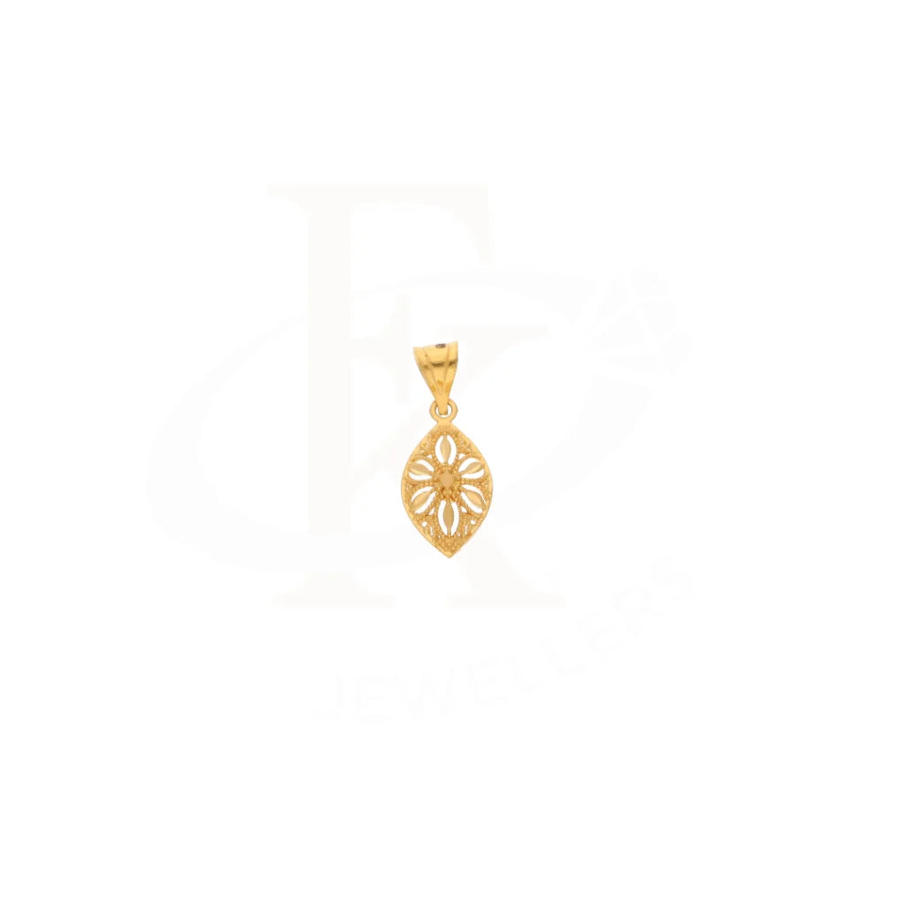 Gold Flowercut Pendant 21Kt - Fkjpnd21Km8400 Pendants