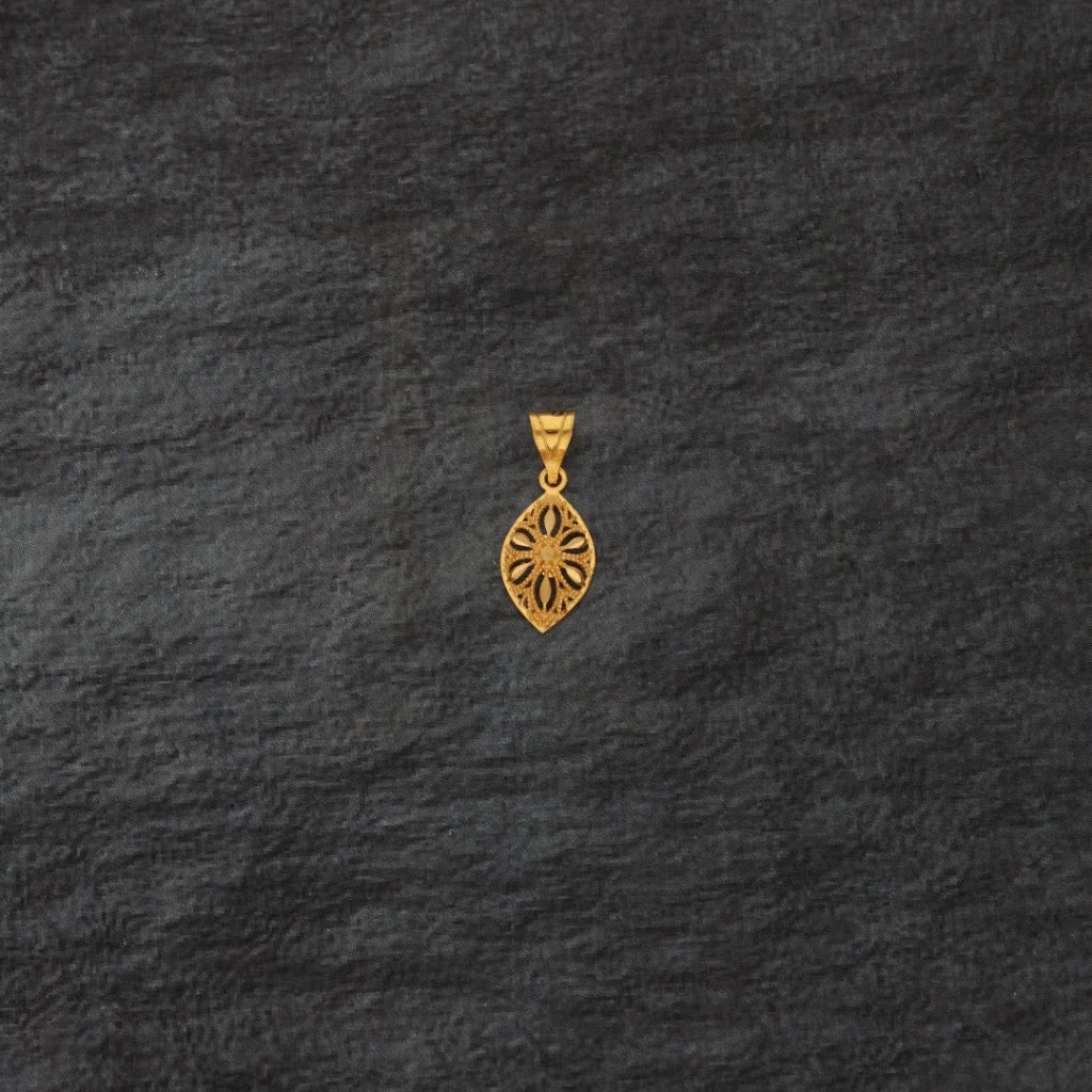 Gold Flowercut Pendant 21Kt - Fkjpnd21Km8400 Pendants