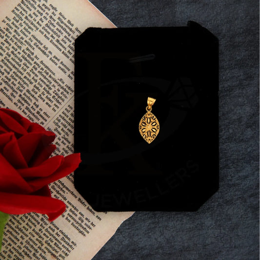 Gold Flowercut Pendant 21Kt - Fkjpnd21Km8401 Pendants