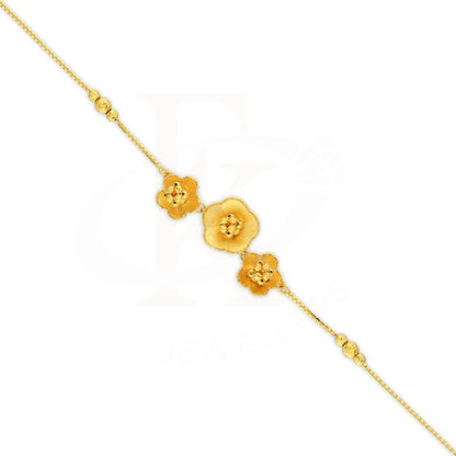 Gold Flowers Bracelet 22Kt - Fkjbrl22K2999 Bracelets