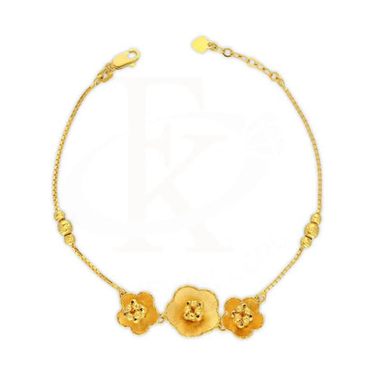 Gold Flowers Bracelet 22Kt - Fkjbrl22K2999 Bracelets