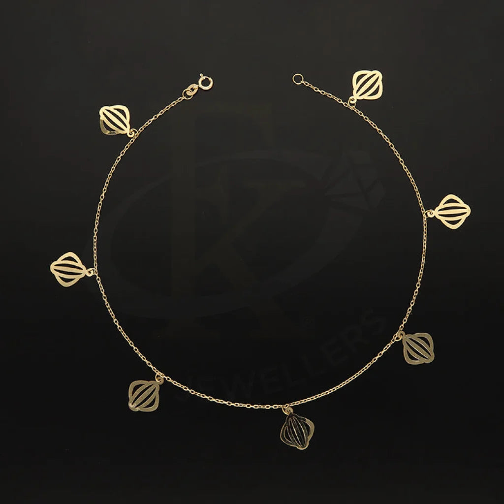 Gold Hanging Anklet 18Kt - Fkjankl18K5262 Anklets