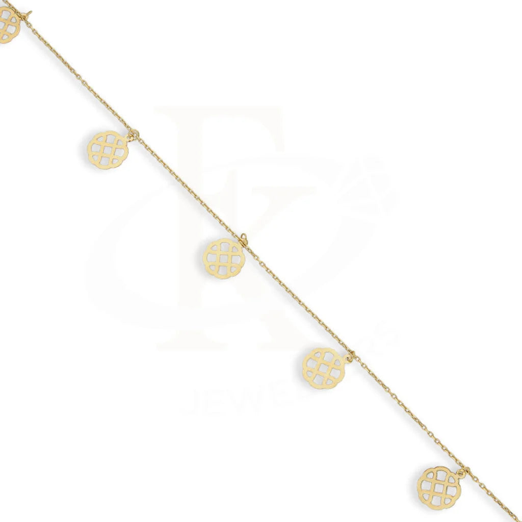 Gold Hanging Anklet 18Kt - Fkjankl18K5266 Anklets