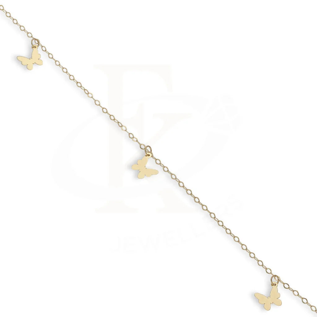 Gold Hanging Butterfly Bracelet 18Kt - Fkjbrl18Km5446 Bracelets