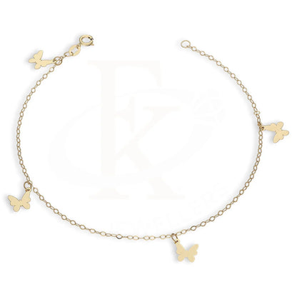 Gold Hanging Butterfly Bracelet 18Kt - Fkjbrl18Km5446 Bracelets