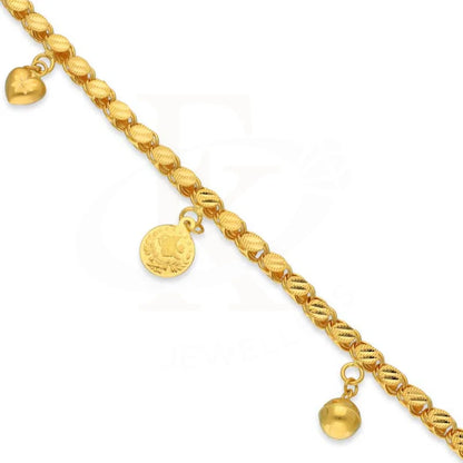 Gold Hanging Charm Bracelet 22Kt - Fkjbrl22K3018 Bracelets