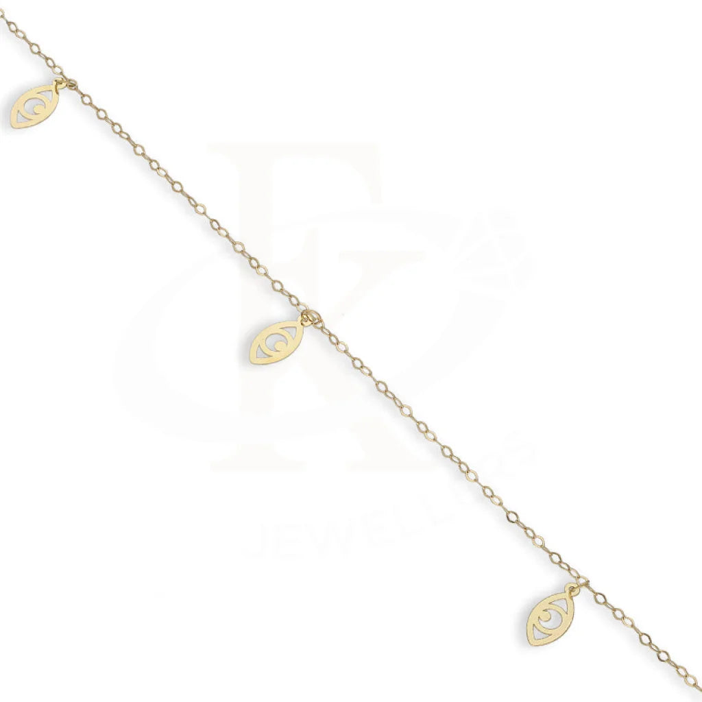 Gold Hanging Evil Eye Bracelet 18Kt - Fkjbrl18Km5444 Bracelets