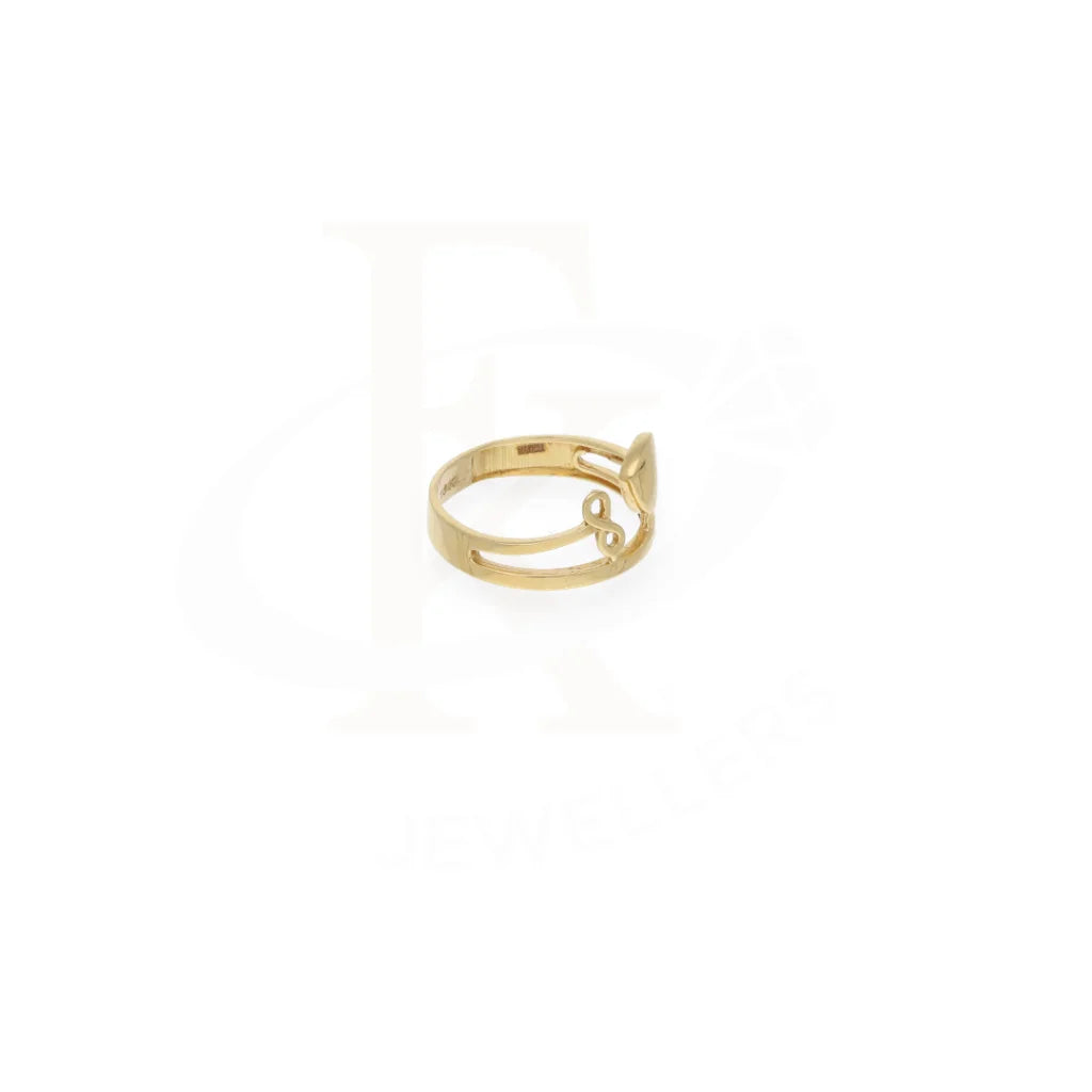 Heart Shaped Gold Ring 18Kt - Fkjrn18K7897 Rings